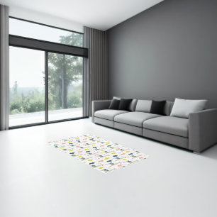 Cactus & Llamas Pattern Rug