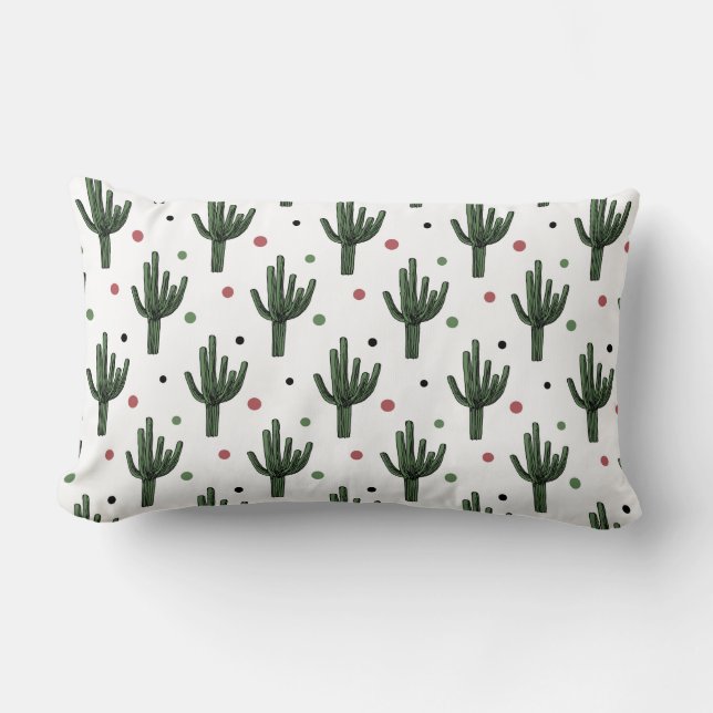 Cactus Lumbar Pillow (Front)