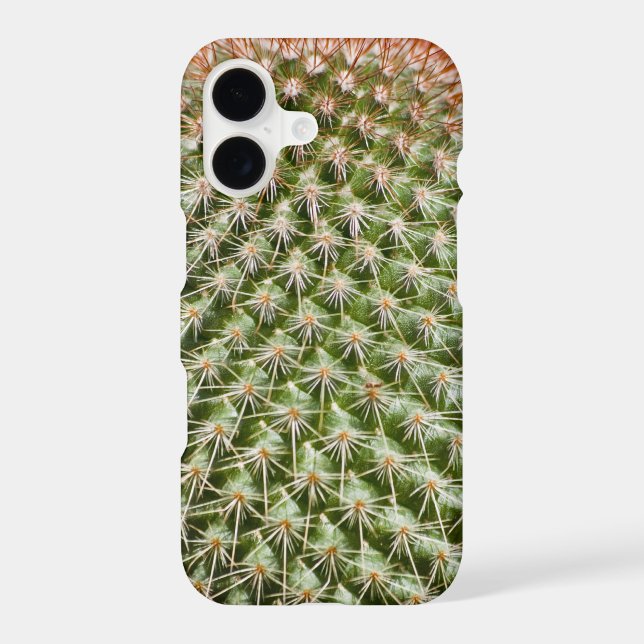 Cactus Macro Photography iPhone Case (Back)