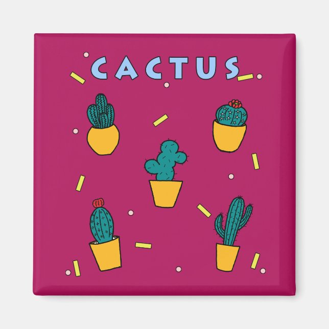Cactus Magnet (Front)