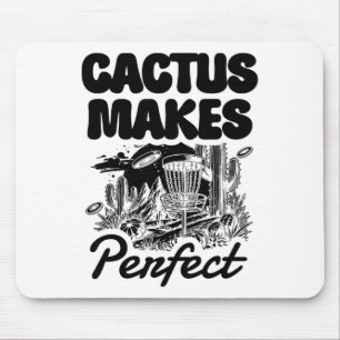 Cactus Makes Perfect Disc Golf Adventure Mouse Pad