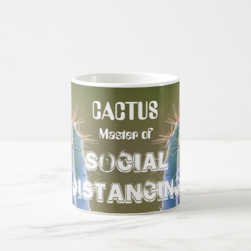 Cactus _ Master of Social Distancing Magic Mug