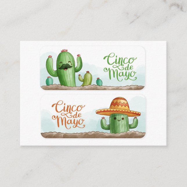 Cactus Mayo Business Card (Front)