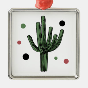 Cactus Metal Ornament