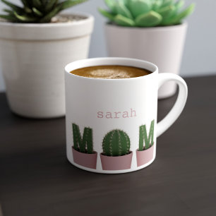 Cactus Mom Plant Parent Espresso Cup