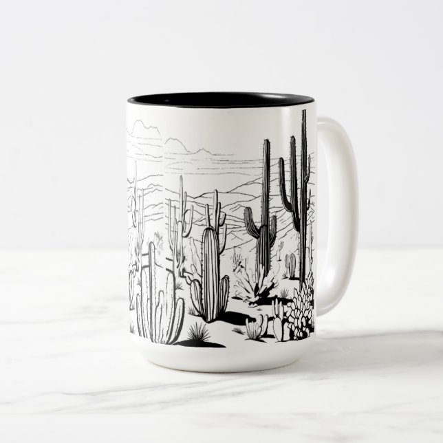 cactus mug (Front Right)