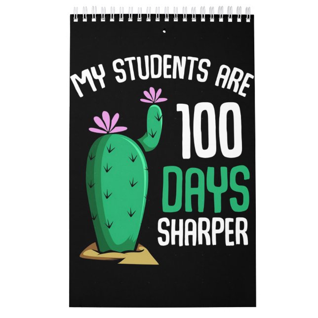 Cactus My Students Are 100 Days Calendar (Cover)