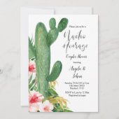 Cactus Nacho Average  Couples Shower Invitation (Front)