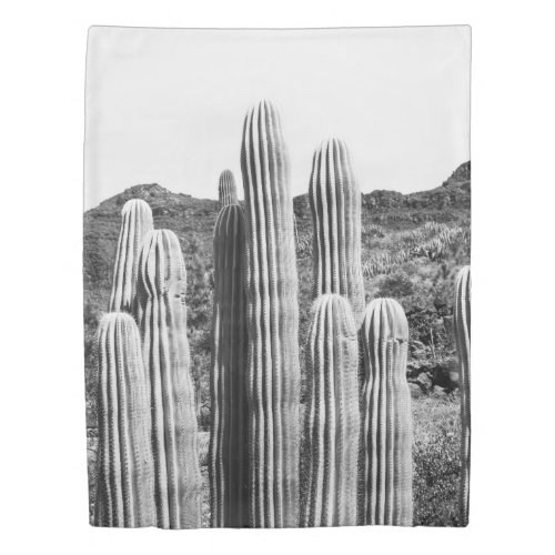 Cactus Oasis 4 wall decor art  Duvet Cover