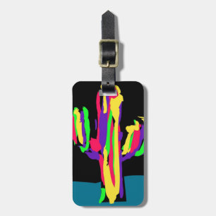 Cactus of Colors - Luggage Tag