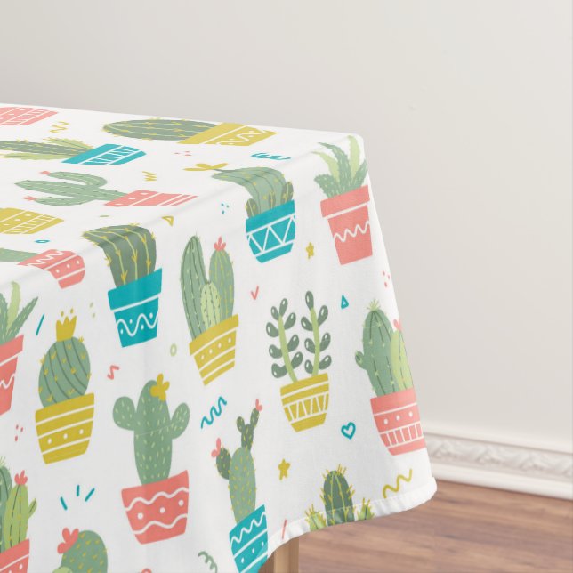 Cactus Of Pots Tablecloth (In Situ)