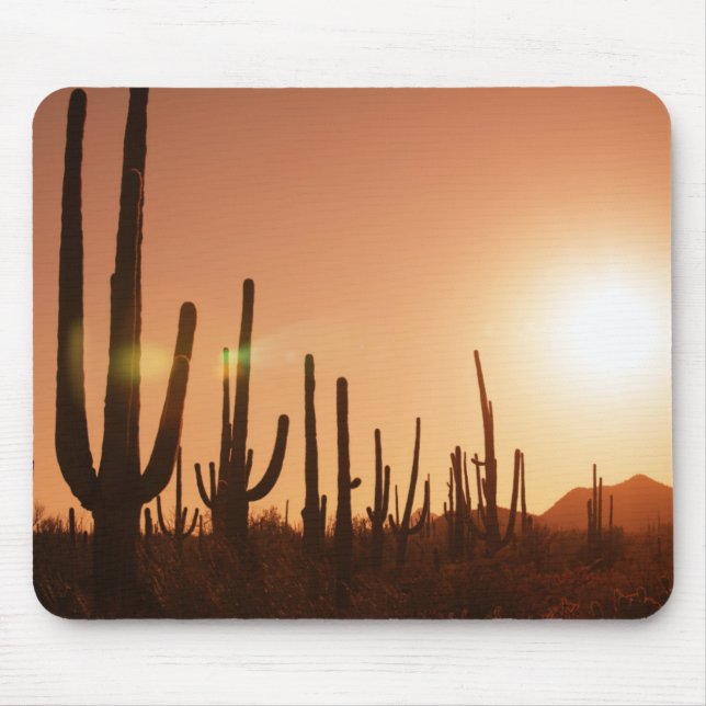 Cactus On Desert Mouse Pad (Front)