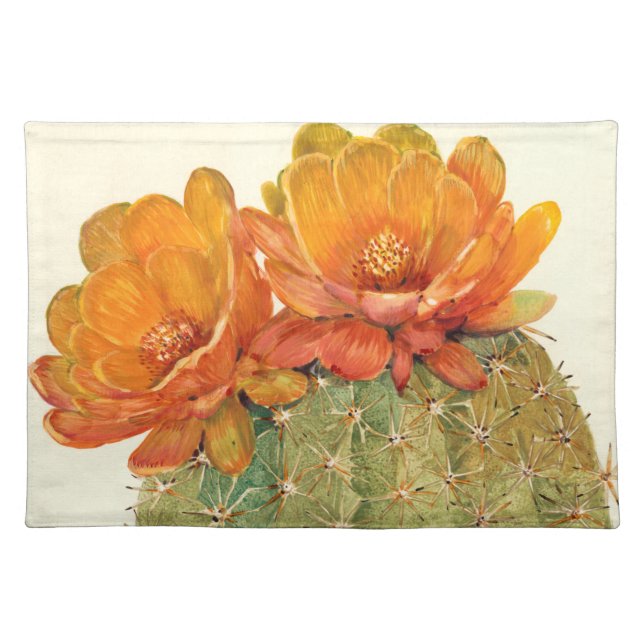 Cactus Orange Blossoms Placemat (Front)
