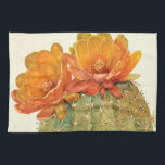Cactus Orange Blossoms Towel<br><div class="desc">Cactus Orange Blossoms  Artist: Tim OToole</div>