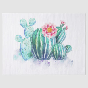 Cactus Painted Tissue Paper