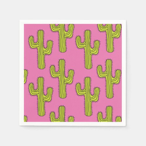 Cactus Paper Napkin