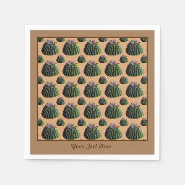 Cactus Paper Napkins (Front)