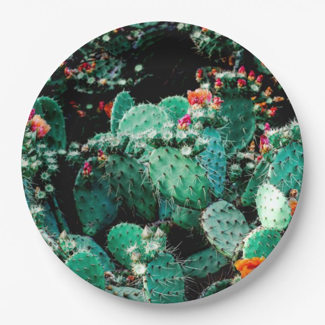 Cactus Paper Plates (Front)