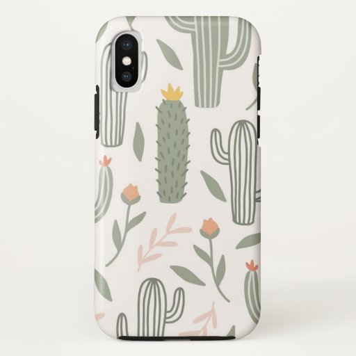 Cactus patten  iPhone x case
