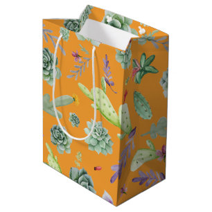 Cactus Pattern 11 Medium Gift Bag