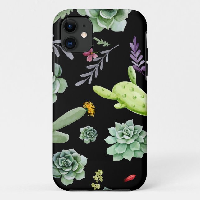 Cactus Pattern 2 Case-Mate iPhone Case (Back)
