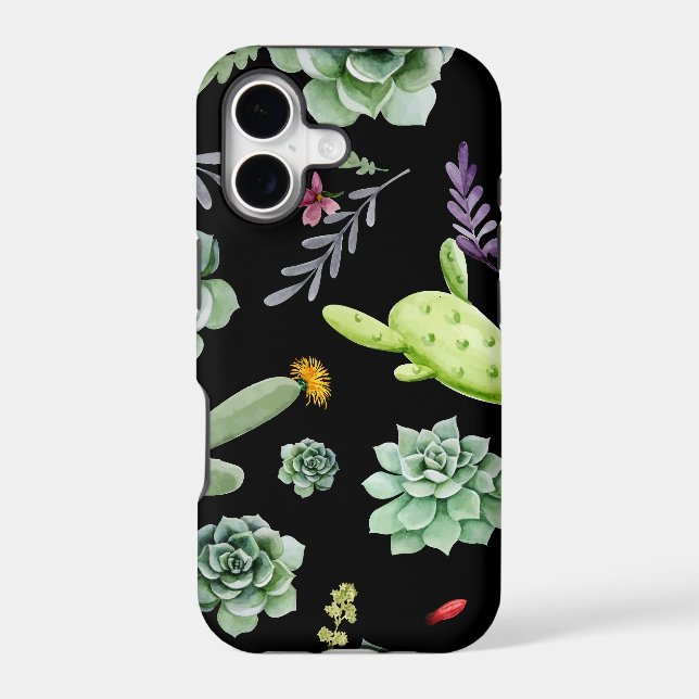 Cactus Pattern 2 Iphone Case (Back)