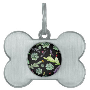 Cactus Pattern 2 Pet ID Tag
