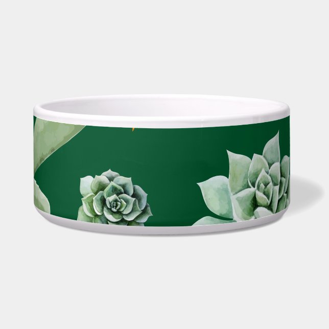 Cactus Pattern 3 Bowl (Front)
