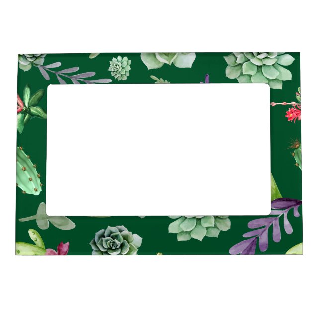 Cactus Pattern 3 Magnetic Frame (Front)