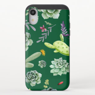 Cactus Pattern 3 iPhone XR Slider Case
