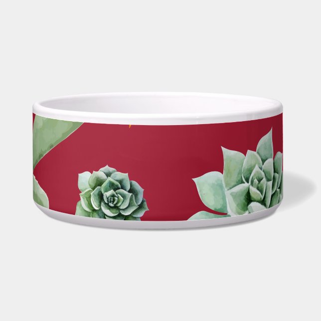 Cactus Pattern 4 Bowl (Front)