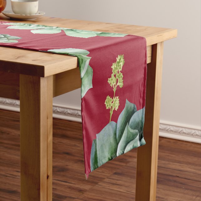 Cactus Pattern 4 Short Table Runner (In Situ)