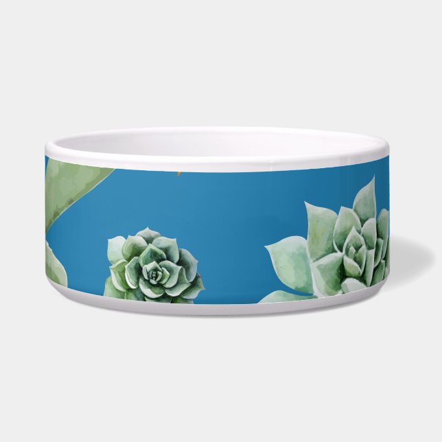 Cactus Pattern 5 Bowl (Front)
