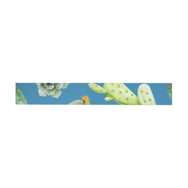 Cactus Pattern 5 Wrap Around Label (Individual)