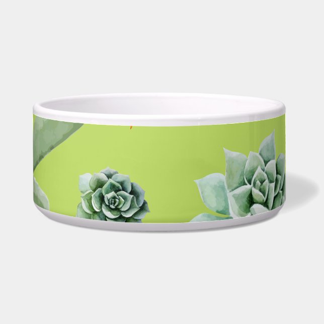 Cactus Pattern 6 Bowl (Front)