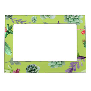 Cactus Pattern 6 Magnetic Frame