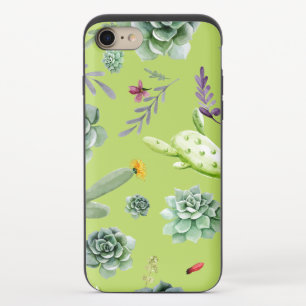 Cactus Pattern 6 iPhone 8/7 Slider Case