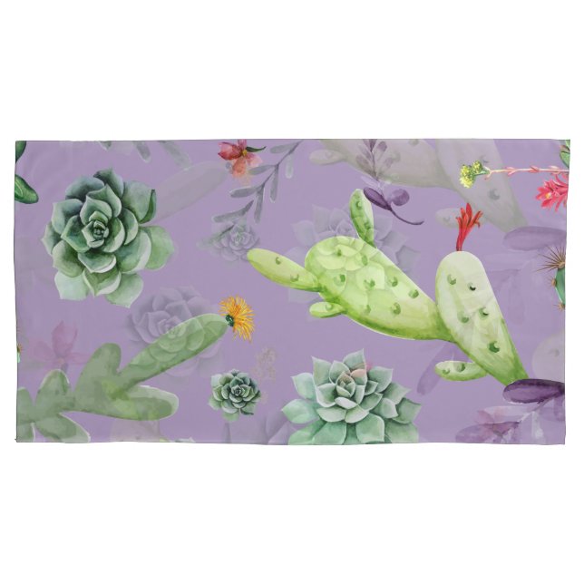 Cactus Pattern 7 Pillow Case (Front)