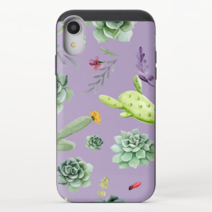 Cactus Pattern 7 iPhone XR Slider Case