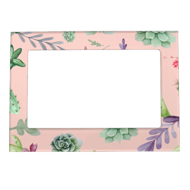 Cactus Pattern 8 Magnetic Frame (Front)