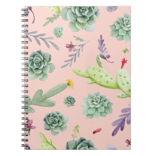 Cactus Pattern 8 Notebook