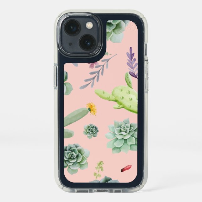 Cactus Pattern 8 Speck iPhone 13 Case (Front)