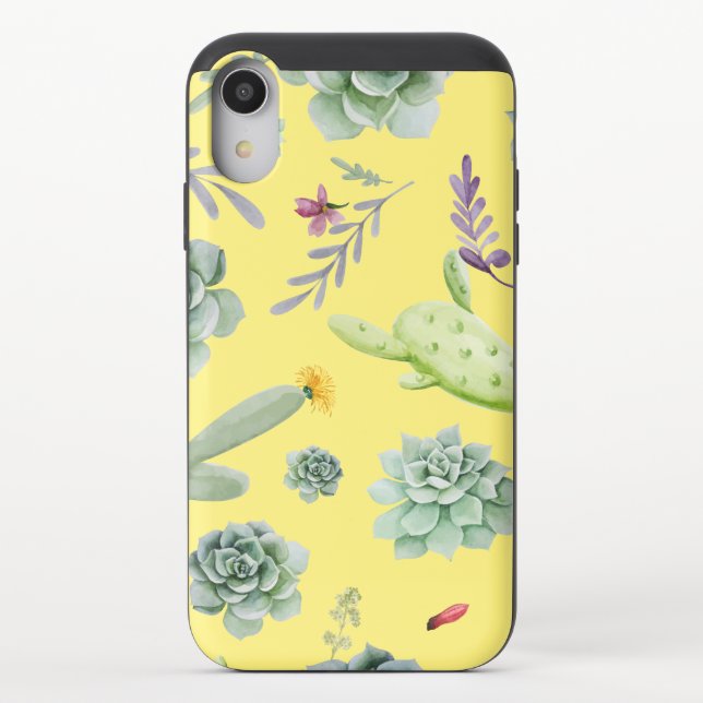 Cactus Pattern 9 Uncommon iPhone Case (Back)