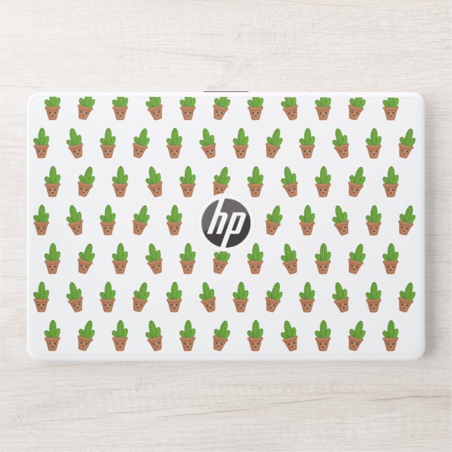 Cactus Pattern Laptop Skins (Front)