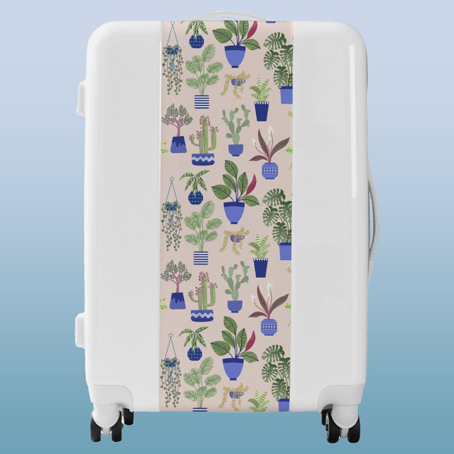 Cactus Pattern Luggage (Cactus cacti succulent luggage suitcase)