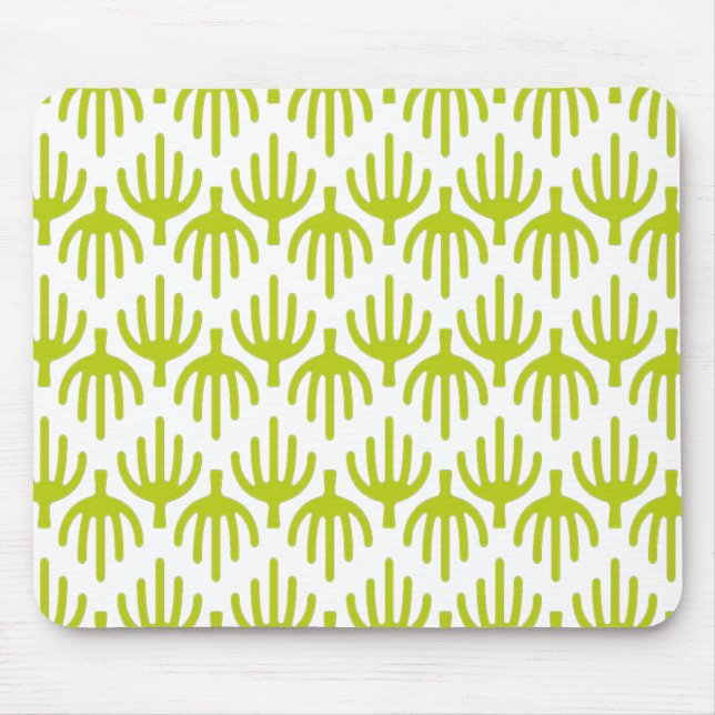 Cactus pattern mouse pad (Front)