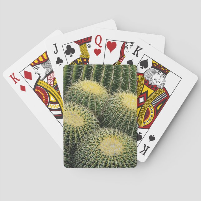 Cactus Pattern Poker Cards (Back)