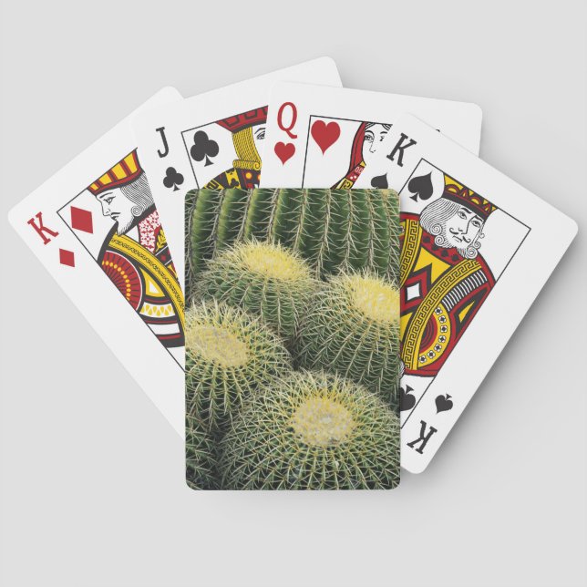 Cactus Pattern Poker Cards (Back)