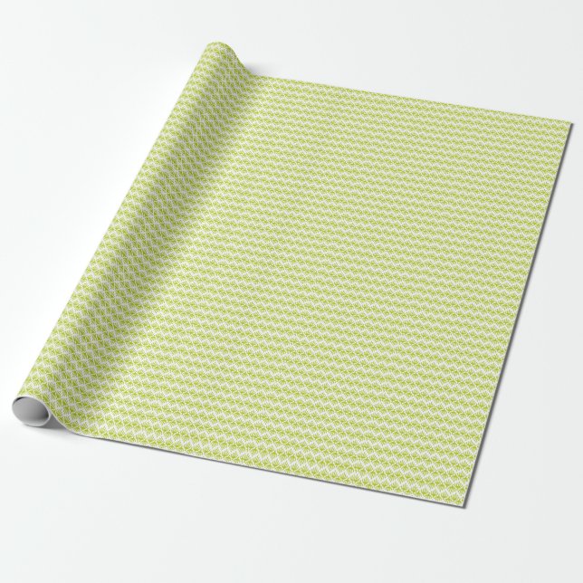 Cactus pattern wrapping paper (Unrolled)