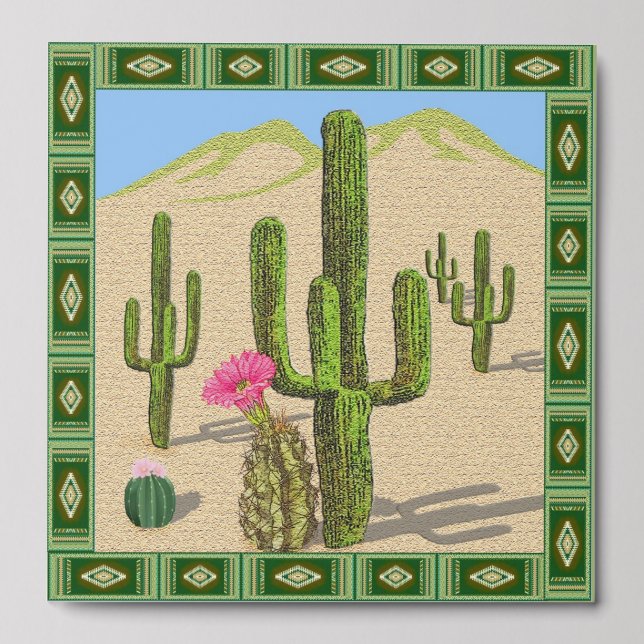 Cactus Peel And Stick Photo Tile (Front Set)